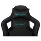 Кресло игровое Knight Outrid Smile черный эко.кожа крестов. пластик. Фото товара с разных ракурсов.