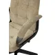 Кресло руководителя Бюрократ CH 002 Fabric песочный Light-21 крестов. пластик. Фото товара с разных ракурсов.