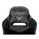 Кресло игровое геймерское Бюрократ VIKING 6 KNIGHT B FABRIC черный крестовина металл. Фото товара с разных ракурсов.