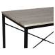 Стол на металлокаркасе BRABIX LOFT CD-005, 1200х520х1200 мм, 3 полки, цвет дуб антик, 641222. Фото товара с разных ракурсов.