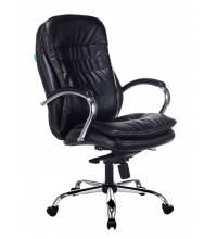 Кресло руководителя Бюрократ T-9950/BLACK-PU сиденье черный искусственная кожа крестовина хром