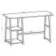 Стол на металлокаркасе BRABIX LOFT CD-006, 1200х500х730 мм, 2 полки, цвет дуб антик, 641225. Фото товара с разных ракурсов.