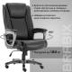 Кресло офисное  PREMIUM "Solid HD-005", НАГРУЗКА до 180 кг, рециклированная кожа, черное. Фото товара с разных ракурсов.