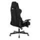 Кресло игровое геймерское Бюрократ VIKING KNIGHT LT20 FABRIC черный крестовина металл. Фото товара с разных ракурсов.