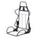 Кресло игровое геймерское Бюрократ VIKING 7 KNIGHT BL FABRIC синий текстиль/эко.кожа крестовина металл. Фото товара с разных ракурсов.