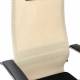Кресло руководителя PREMIUM Ultimate EX-800 хром, плотная двойная сетка Х2, черное/бежевое. Фото товара с разных ракурсов.