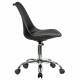 Кресло стул  "Eames MG-310 CH", хром, пластик черный, экокожа черная, 532925. Фото товара с разных ракурсов.