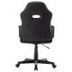 Игровое кресло  "Stripe GM-202", экокожа, черное/желтое, 532510. Фото товара с разных ракурсов.