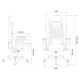 Кресло игровое геймерское Бюрократ VIKING 7 KNIGHT B FABRIC черный текстиль/эко.кожа крестовина металл. Фото товара с разных ракурсов.