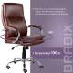 Кресло руководителя PREMIUM Cuba EX-542, экокожа, коричневое. Фото товара с разных ракурсов.