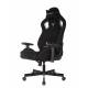 Кресло игровое Knight Outrider черный Light-20 с подголов. крестов. металл. Фото товара с разных ракурсов.