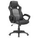 Игровое кресло  "Rider Plus EX-544" КОМФОРТ, экокожа, черное/серое, 531582 главное фото в маленьком размере