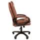 Кресло руководителя Chairman 668 Россия экопремиум коричневый (новый). Фото товара с разных ракурсов.