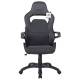 Игровое кресло  "Nitro GM-001", ткань, экокожа, черное, 531817. Фото товара с разных ракурсов.