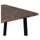 Стол на металлокаркасе BRABIX LOFT CD-006, 1200х500х730 мм, 2 полки, цвет морёный дуб, 641224. Фото товара с разных ракурсов.
