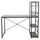 Стол на металлокаркасе BRABIX LOFT CD-005, 1200х520х1200 мм, 3 полки, цвет дуб антик, 641222. Фото товара с разных ракурсов.