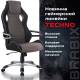 Игровое кресло  "Techno GM-002", ткань, черное/серое, вставки белые, 531815. Фото товара с разных ракурсов.
