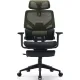 Кресло Cactus CS-CHR-MC01-LGNBK салатовый сиденье черный сетка/ткань с подголов. крестов. пластик подст.для ног. Фото товара с разных ракурсов.