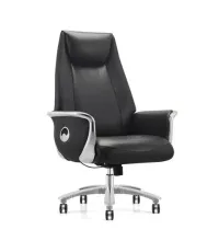 Кресло HAWASAN (ХАВАСАН) PREMIUM EX-800, до 200 кг, синхромеханизм, алюминий, экокожа, черное, 533234