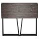 Стол на металлокаркасе BRABIX LOFT CD-001, 800х440х740 мм, складной, цвет морёный дуб, 641209. Фото товара с разных ракурсов.