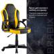 Игровое кресло  "Shark GM-203", экокожа, черное/желтое, 532514. Фото товара с разных ракурсов.