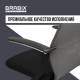 Кресло руководителя PREMIUM Ultimate EX-801 хром, плотная двойная сетка Х2, черное/серое. Фото товара с разных ракурсов.