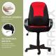 Кресло руководителя City EX-512, ткань черная/красная, TW. Фото товара с разных ракурсов.