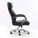 Кресло руководителя PREMIUM Total HD-006, НАГРУЗКА до 180 кг, экокожа, хром, черное. Фото товара с разных ракурсов.
