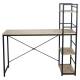 Стол на металлокаркасе BRABIX LOFT CD-005,1200х520х1200 мм, 3 полки, цвет дуб натуральный, 641223. Фото товара с разных ракурсов.