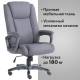 Кресло руководителя PREMIUM Solid HD-005, нагрузка до 180 кг, ткань, серое. Фото товара с разных ракурсов.