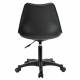 Кресло стул  "Eames MG-310 PL", пластик черный, экокожа черная, 532927. Фото товара с разных ракурсов.
