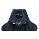 Кресло игровое геймерское Бюрократ VIKING KNIGHT LT27 FABRIC синий крестовина металл. Фото товара с разных ракурсов.