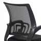 Кресло  "Fly MG-396", с подлокотниками, сетка, хром, черное, 532086. Фото товара с разных ракурсов.