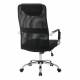Кресло руководителя Fit EX-514, с подголовником, хром, черное. Фото товара с разных ракурсов.