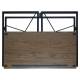 Стол на металлокаркасе BRABIX LOFT CD-002, 1000х500х750 мм, складной, цвет морёный дуб, 641212. Фото товара с разных ракурсов.