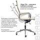 Кресло руководителя PREMIUM Intense EX-531, экокожа, хром, бежевое. Фото товара с разных ракурсов.