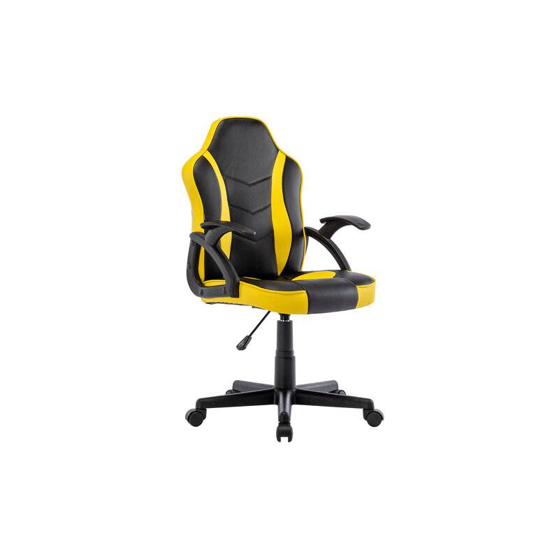 Игровое кресло  "Shark GM-203", экокожа, черное/желтое, 532514 главное фото