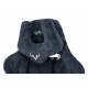 Кресло игровое геймерское Бюрократ VIKING KNIGHT LT27 FABRIC синий крестовина металл. Фото товара с разных ракурсов.